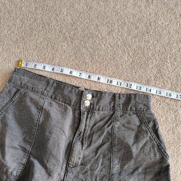 Joie Linen Resort Beach Coastal Relaxed Lightweight Nautical Shorts 6 - Picture 7 of 9